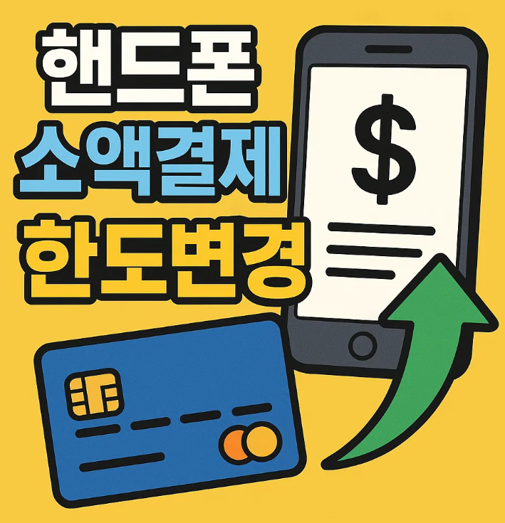 휴대폰 소액결제 한도 통신사 변경 방법 (sk텔레콤,lg,kt 핸드폰) 2 image 2